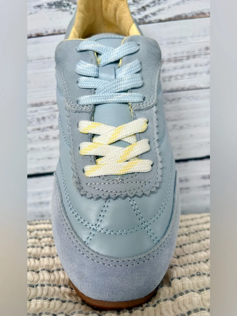 Dolce Vita Light Blue Retro Gum Sole Sneakers Size 8 NWOT